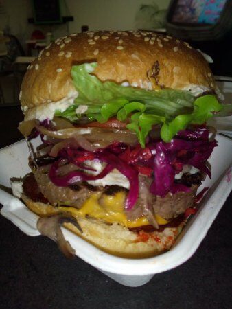 Authentic burger