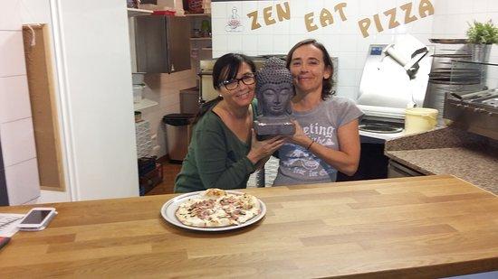 zen eat pizza