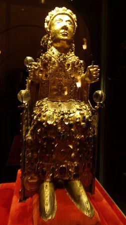 statue reliquaire de Sainte Foy