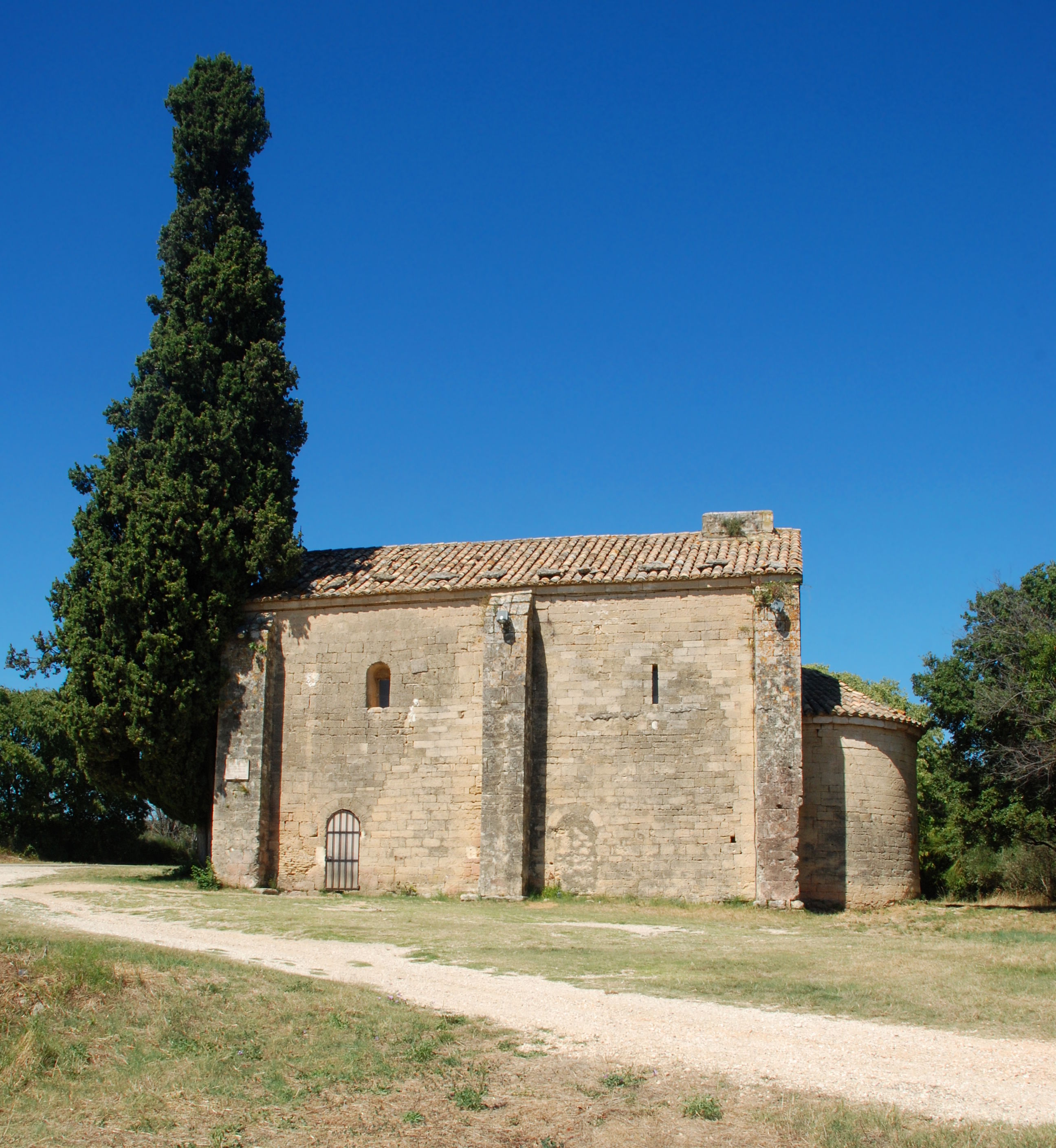 chapelle Saint-Caprais de Castillon-du-Gard
